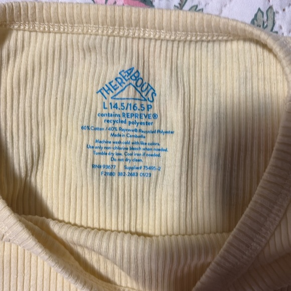 Thereabouts Yellow Ribbed Top - Picture 4 of 4
